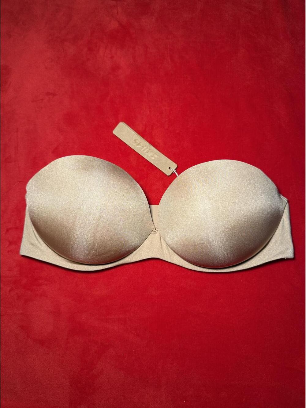 Skims Ultimate Push Up Strapless Bra Color Clay Size 34C